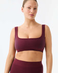 Nagnata Classic Wool Bralet Mulberry