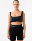 Nagnata Classic Wool Bralette Obsidian