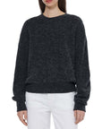Scotch and Soda Core Fuzzy Crew Neck Pullover Charcoal