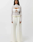 Marc Amerie Wide Leg Pant White