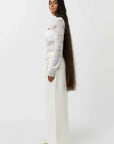 Marc Amerie Wide Leg Pant White