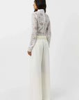 Marc Amerie Wide Leg Pant White