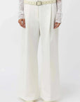 Marc Amerie Wide Leg Pant White