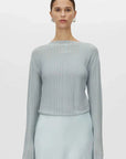 Camilla and Marc Daniella Knit Top Misty Blue