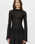 Camilla and Marc Davana Top Black