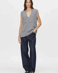 Camilla and Marc Izara Knit Vest Charcoal Navy