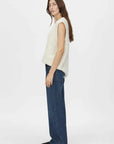 Camilla and Marc Izara Knit Vest Stone