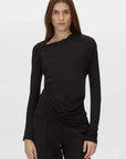 Camilla and Marc Mai Long Sleeve Top Black