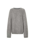 Camilla and Marc Meier Alpaca Knit Sweater Grey Melange