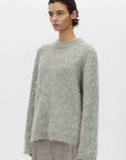 Camilla and Marc Meier Alpaca Knit Sweater Grey Melange