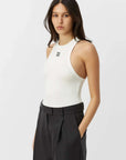 Camilla and Marc Nora Rib Top Soft White
