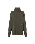 Camilla and Marc Pascal Cashmere Blend Turtleneck Army Green