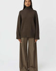 Camilla and Marc Romeo 2.0 Funnel Neck Chocolate Melange