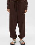 Camilla and Marc Tia Logo Track Pant Bitter Chocolate