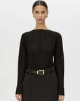 Camilla and Marc Daniella Knit Top Black