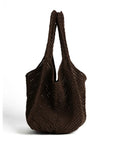 La Tribe Crochet Tote Coffee