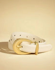 Sancia The Mazara Belt Ecru