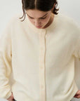 American Vintage Damsville Womens Cardigan Melange Pannacotta