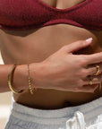 Arms Of Eve Dragon Gold Chain Bracelet