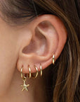 Arms of Eve Sea Star Earrings Gold