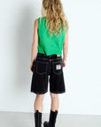 American Vintage Womens Vest Dumy Green Melange