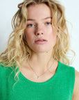 American Vintage Womens Vest Dumy Green Melange