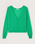 American Vintage Womens Cardigan Dumy Green Melange