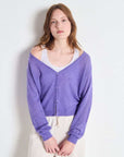 American Vintage Cardigan Dumy Purple