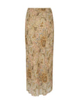 Spell Damask Ruffle Skirt Chai
