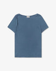Deiji Studios Drape Tee Blue