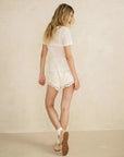 Spell Dubois Lace Short Pearl