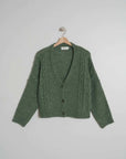 Indi and Cold Cable Retro Cardigan Khaki