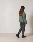 Indi and Cold Cable Retro Cardigan Khaki