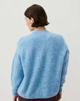 American Vintage Women's Cardigan East Melange Sky