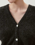 American Vintage East Cardigan Charcoal Melange
