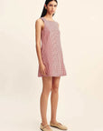 Posse Emma Shift Mini Dress Red Gingham