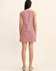 Posse Emma Shift Mini Dress Red Gingham