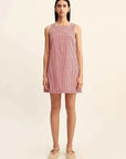 Posse Emma Shift Mini Dress Red Gingham