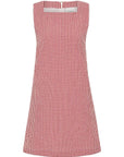Posse Emma Shift Mini Dress Red Gingham
