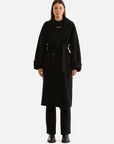 Ena Pelly Cecilia Wool Coat Black