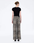Ena Pelly Suri Jean Leopard Print
