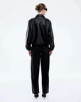 Ena Pelly Arizona Leather Jacket Black