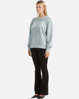 Ena Pelly Lilly Oversized Sweater City Logo Seafoam