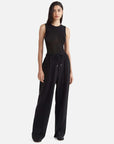 Ena Pelly Aria Crochet Bodysuit Black