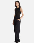 Ena Pelly Aria Crochet Bodysuit Black