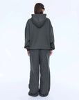 Ena Pelly Cassie Oversized Hoodie Washed Olive