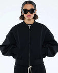 Ena Pelly Bowie Bomber Jacket Black