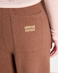 American Vintage Joggers Etok chestnut