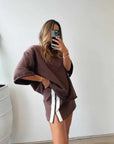 Luna Lane Maya Mini Skirt Chocolate
