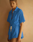Aur Ocea Fiordaliso Scallop Short Sleeve Shirt